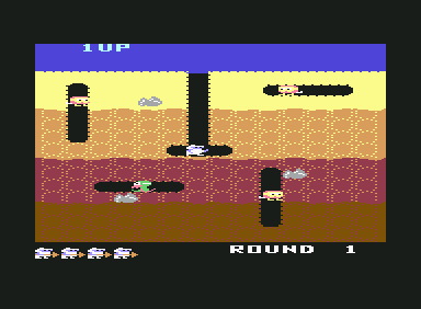 Dig Dug screenshot 3 for Commodore 64
